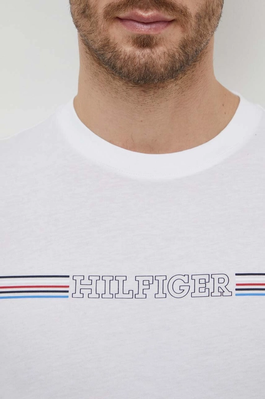 Βαμβακερό μπλουζάκι Tommy Hilfiger Ανδρικά