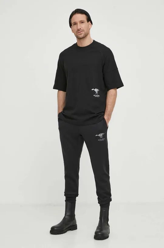 G-Star Raw t-shirt bawełniany czarny