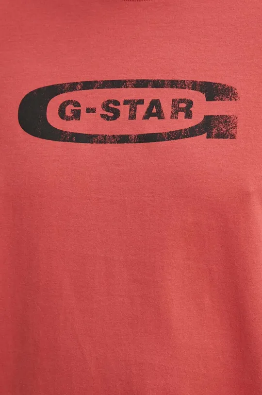 рожевий Бавовняна футболка G-Star Raw