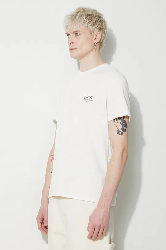 beige A.P.C. t-shirt in cotone T-Shirt New Raymond