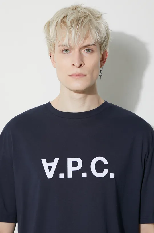 A.P.C. t-shirt bawełniany T-Shirt River Męski