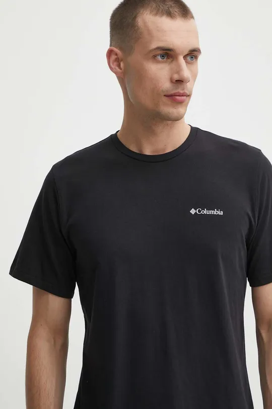 črna Športna kratka majica Columbia Thistletown Hills