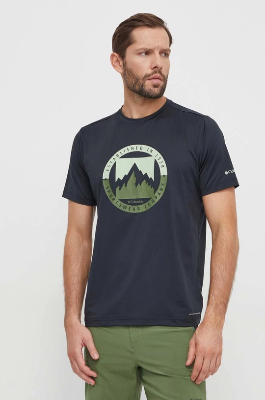 czarny Columbia t-shirt Ice Lake