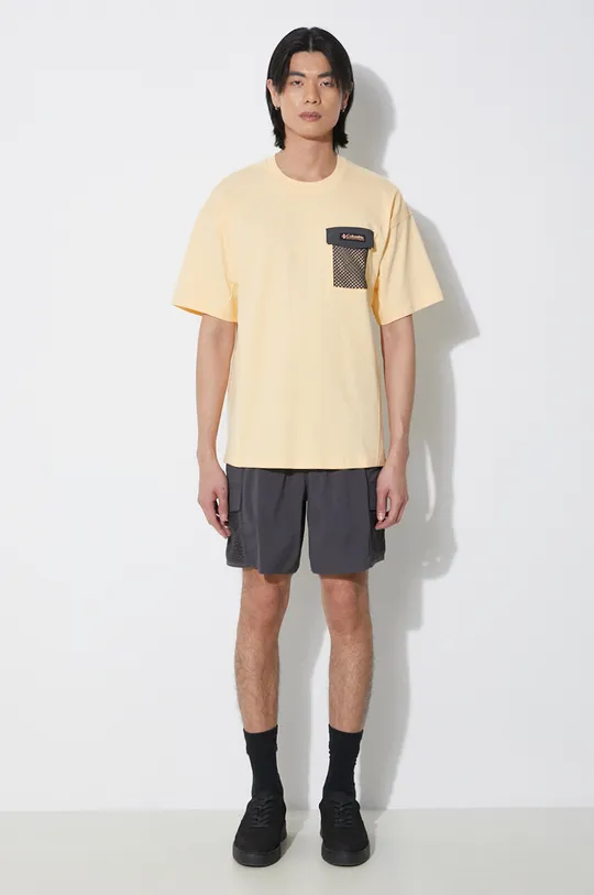 Columbia t-shirt in cotone Painted Peak giallo
