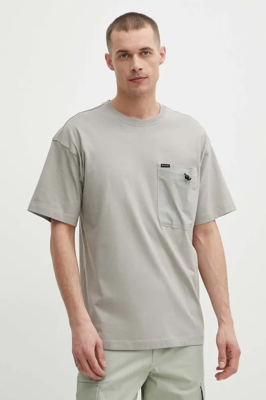Columbia t-shirt bawełniany Landroamer Materiał zasadniczy: 100 % Bawełna, Ściągacz: 97 % Bawełna, 3 % Elastan