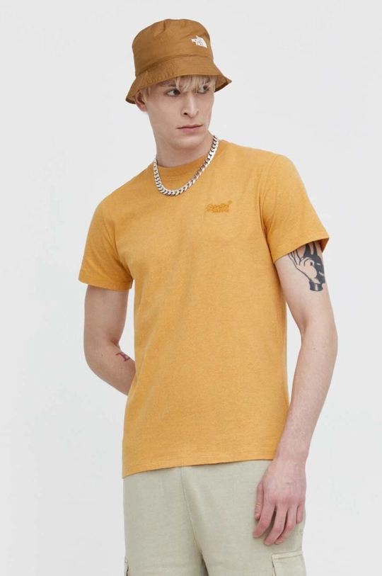 giallo Superdry t-shirt in cotone Uomo