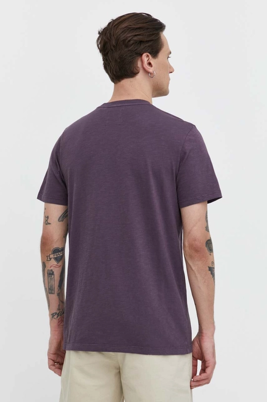 Abbigliamento Superdry t-shirt in cotone M1011893A.2AW violetto