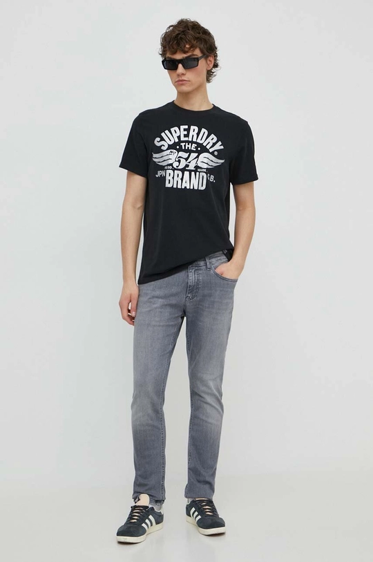 Superdry t-shirt fekete