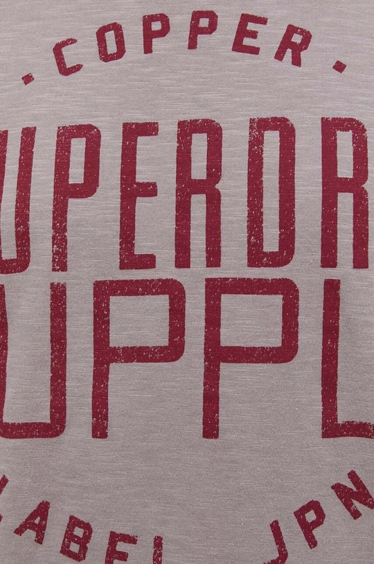 Памучна тениска Superdry M1011900A.1PC сив