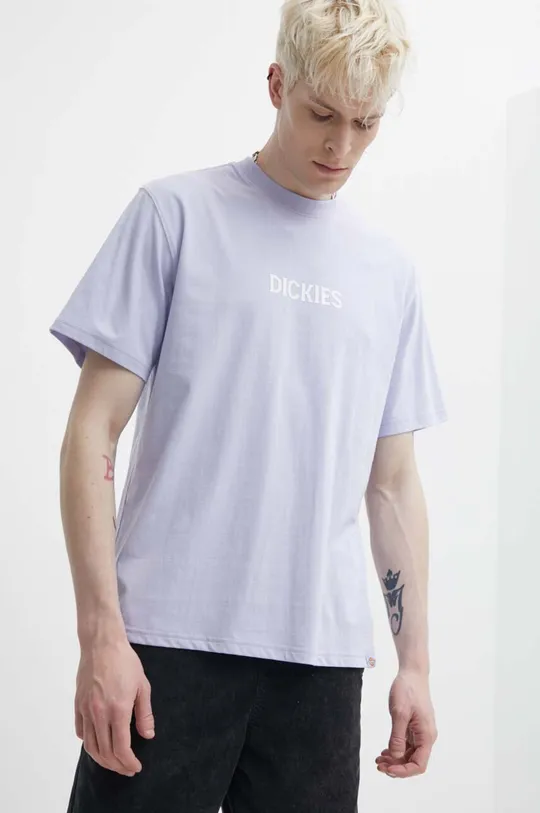 violetto Dickies t-shirt in cotone PATRICK SPRINGS TEE SS Uomo