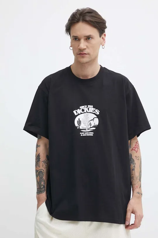 črna Bombažna kratka majica Dickies TIMBERVILLE TEE SS Moški