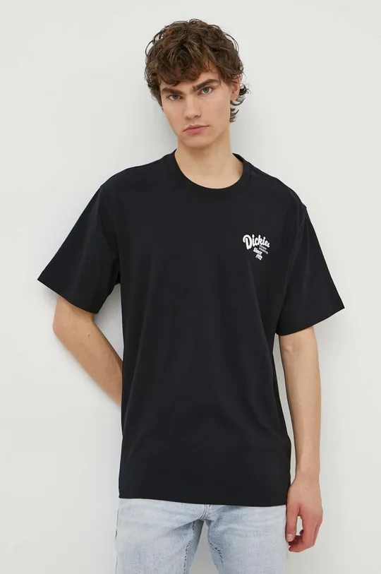 Dickies t-shirt bawełniany RAVEN TEE SS czarny