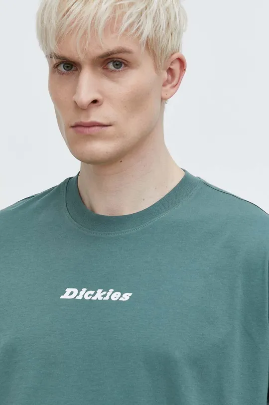 πράσινο Βαμβακερό μπλουζάκι Dickies ENTERPRISE TEE SS