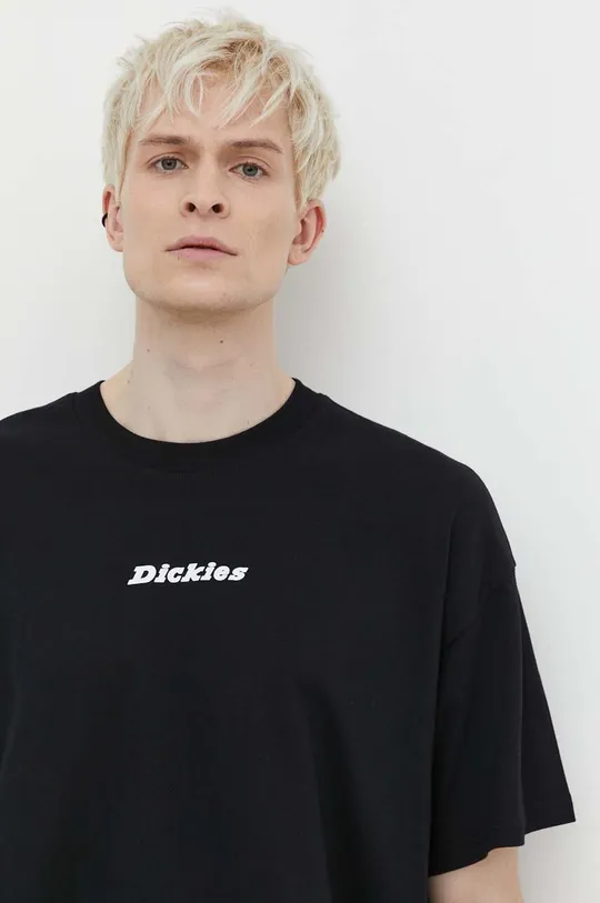 czarny Dickies t-shirt bawełniany ENTERPRISE TEE SS Męski