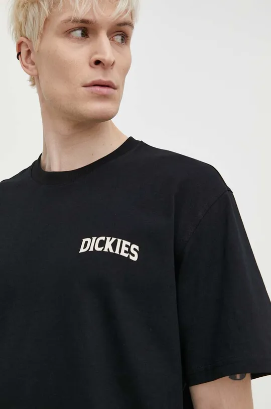 črna Bombažna kratka majica Dickies ELLISTON TEE SS