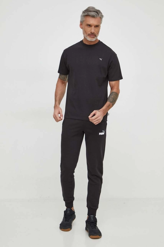 Puma cotton t-shirt black