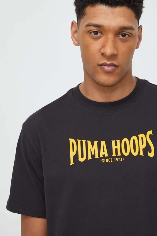 чёрный Хлопковая футболка Puma