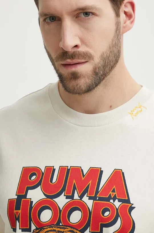 Бавовняна футболка Puma Основний матеріал: 100% Бавовна Резинка: 71% Бавовна, 29% Поліестер