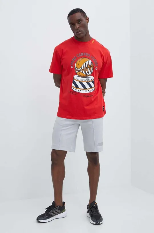 Puma t-shirt bawełniany czerwony