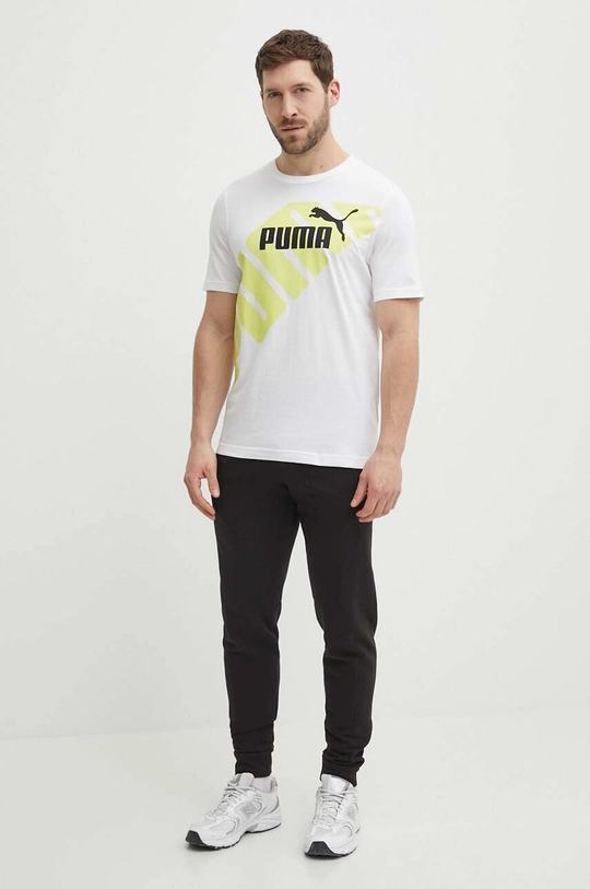 Puma pamut póló POWER fehér