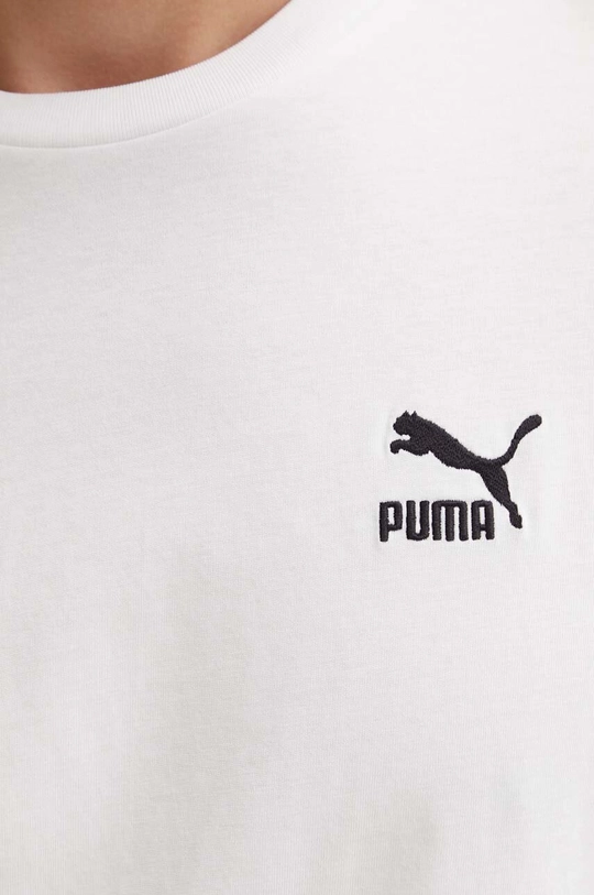 бял Памучна тениска Puma CLASSICS Small Logo Tee