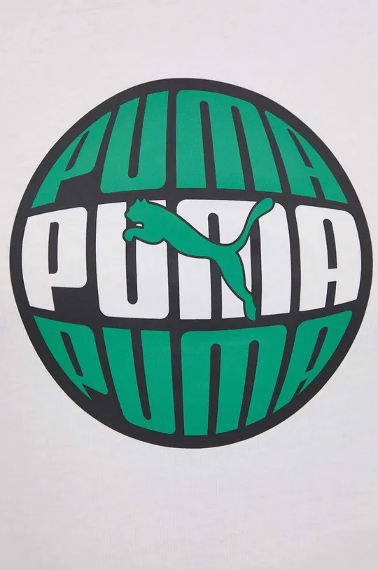 Βαμβακερό μπλουζάκι Puma Ανδρικά