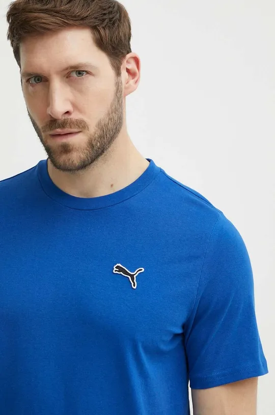 mornarsko modra Bombažna kratka majica Puma BETTER ESSENTIALS