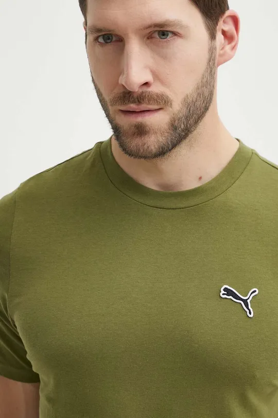 зелений Бавовняна футболка Puma BETTER ESSENTIALS