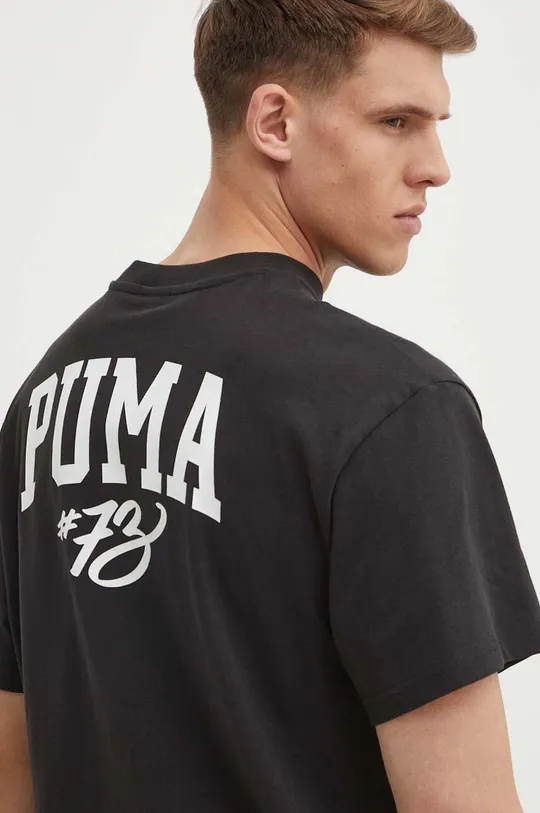 Puma t-shirt bawełniany Materiał zasadniczy: 100 % Bawełna, Ściągacz: 71 % Bawełna, 29 % Poliester