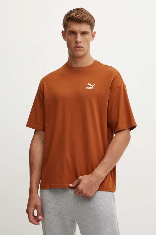 brown Puma cotton t-shirt Men’s