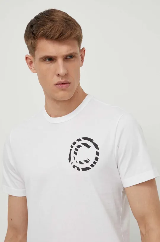 biały Colmar t-shirt bawełniany