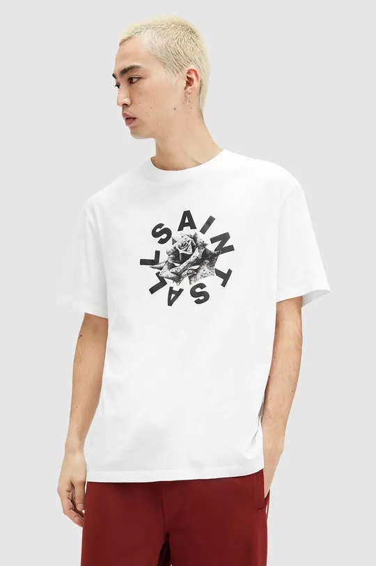 Бавовняна футболка AllSaints DAIZED SS CREW 100% Бавовна