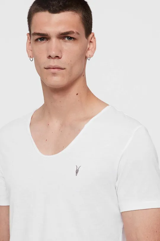 AllSaints t-shirt Tonic biały
