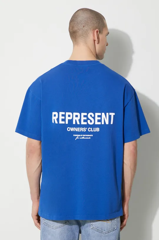 niebieski Represent t-shirt bawełniany Owners Club Męski