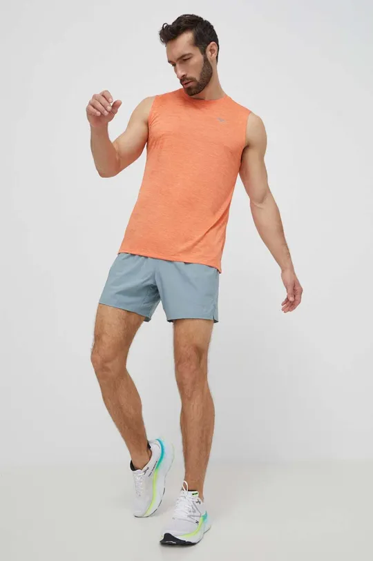 Μπλουζάκι για τρέξιμο Mizuno Impulse Core πορτοκαλί