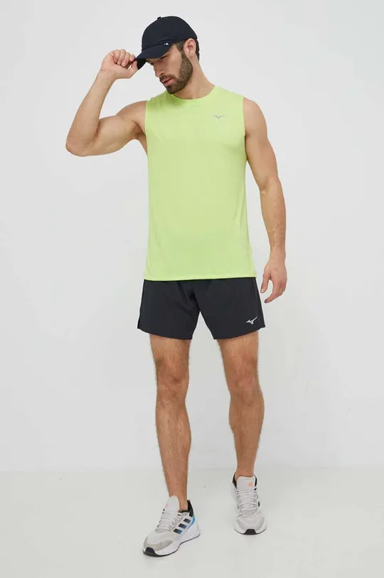 Μπλουζάκι για τρέξιμο Mizuno Impulse Core πράσινο