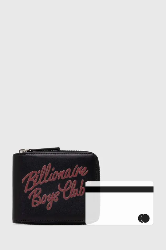 Billionaire Boys Club portafoglio in pelle Script Logo Wallet Uomo