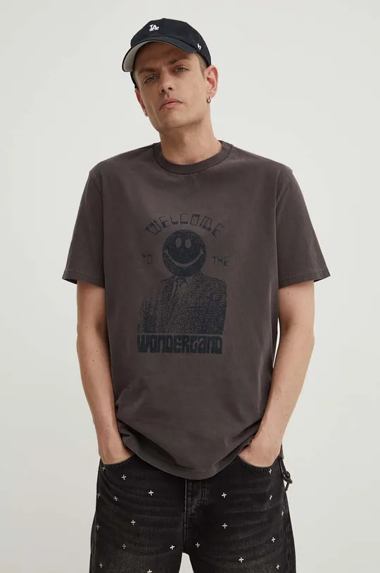 grigio KSUBI t-shirt in cotone portal kash ss tee Uomo