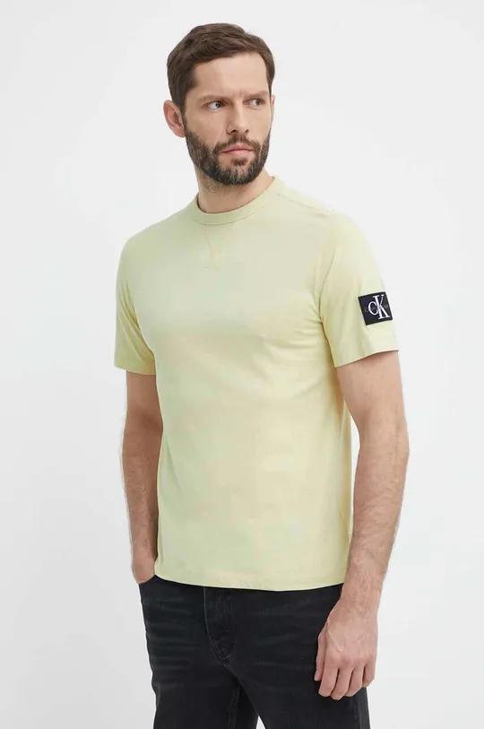 verde Calvin Klein Jeans t-shirt in cotone Uomo