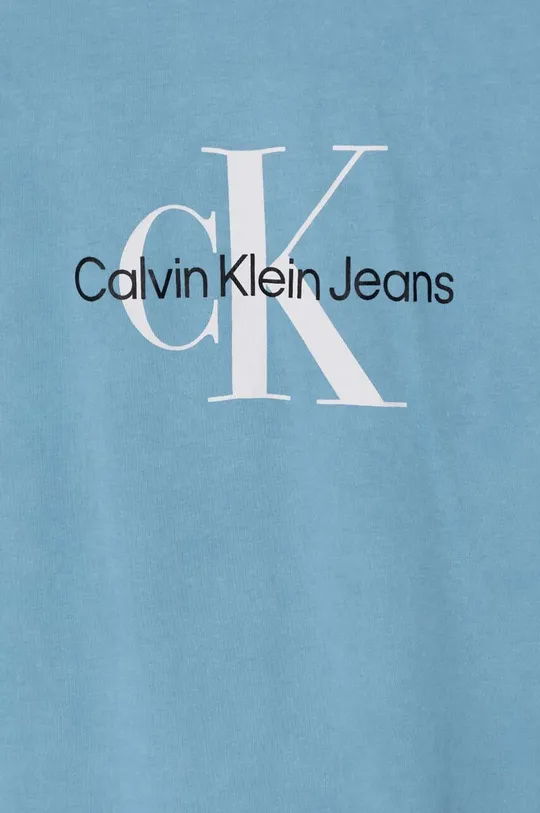 Îmbrăcăminte Calvin Klein Jeans tricou din bumbac J30J325427 albastru