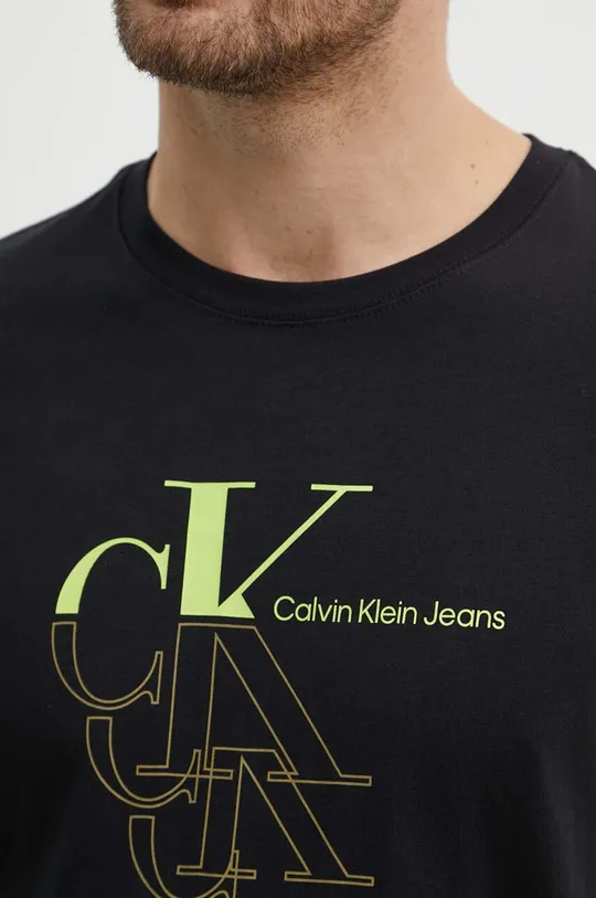 Βαμβακερό μπλουζάκι Calvin Klein Jeans Ανδρικά