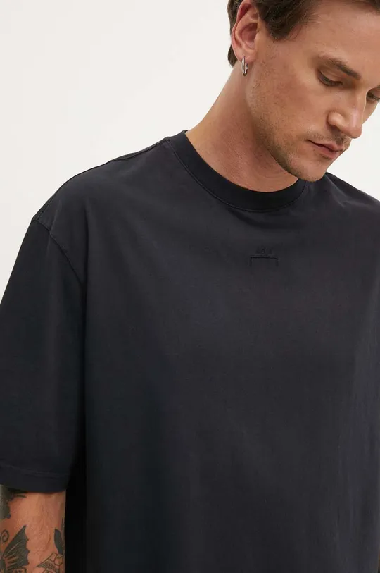 μαύρο Βαμβακερό μπλουζάκι A-COLD-WALL* Essential T-Shirt