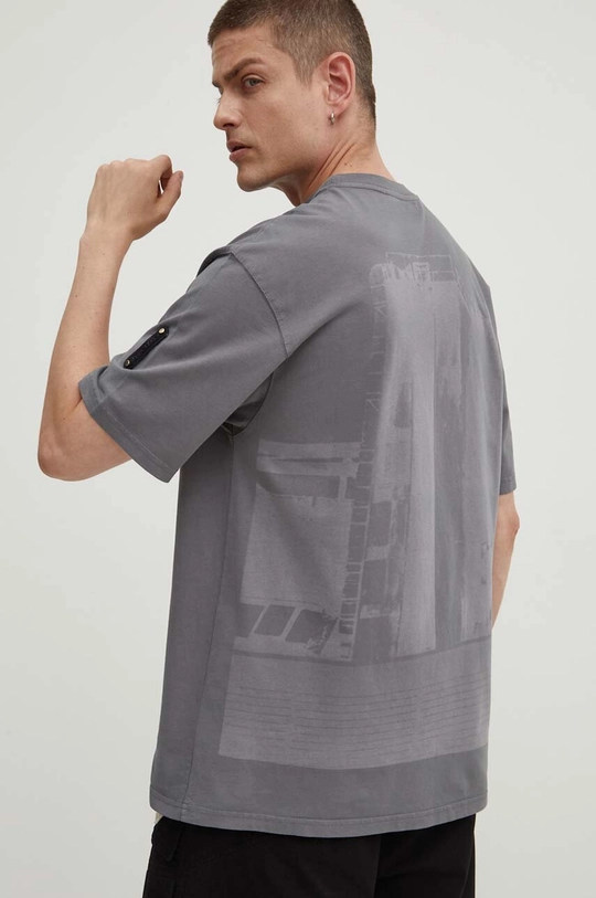 grigio A-COLD-WALL* t-shirt in cotone Discourse T-Shirt