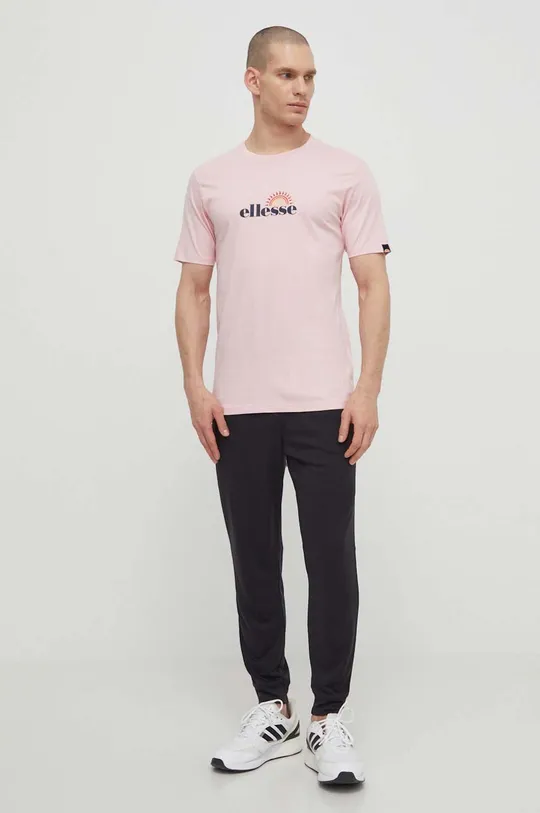 Ellesse t-shirt in cotone Trea T-Shirt rosa