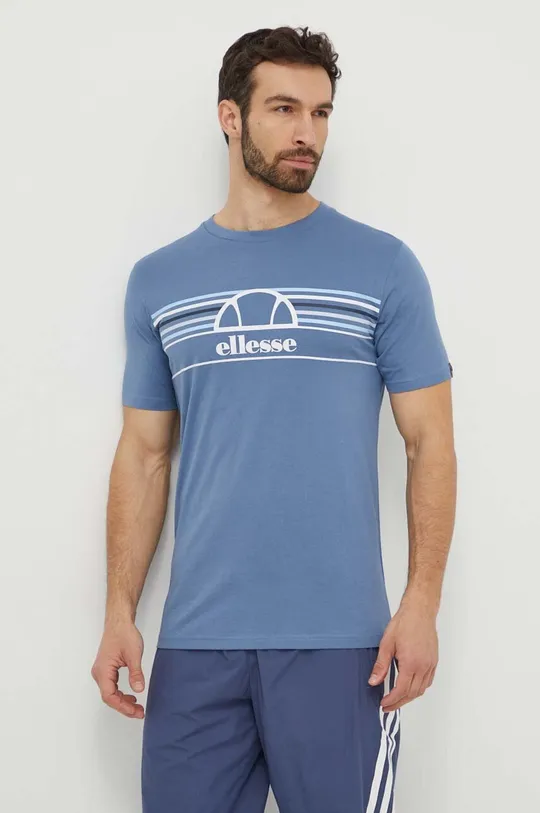 niebieski Ellesse t-shirt bawełniany Lentamente T-Shirt