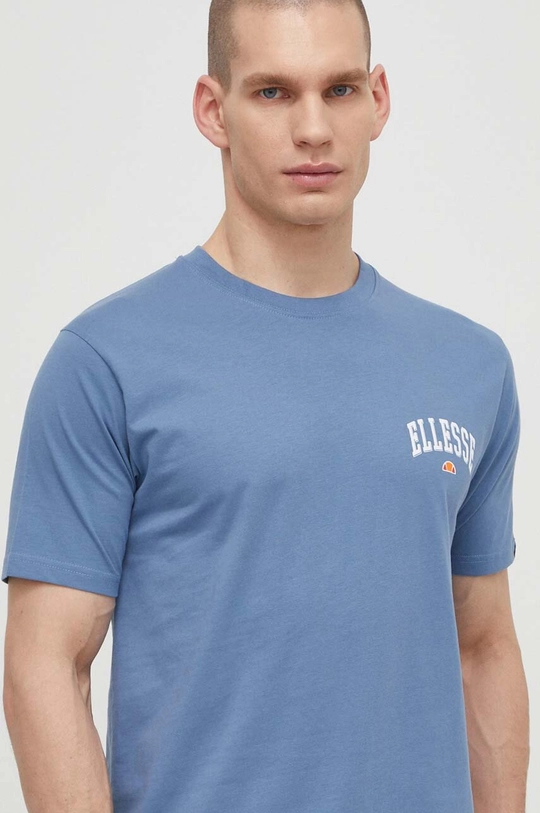 μπλε Βαμβακερό μπλουζάκι Ellesse Harvardo T-Shirt