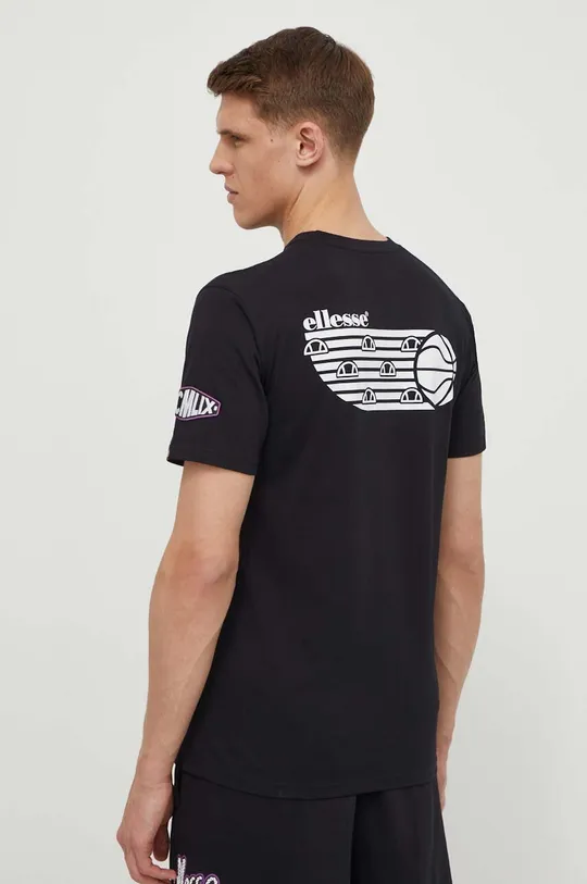 Bombažna kratka majica Ellesse Boretto T-Shirt črna