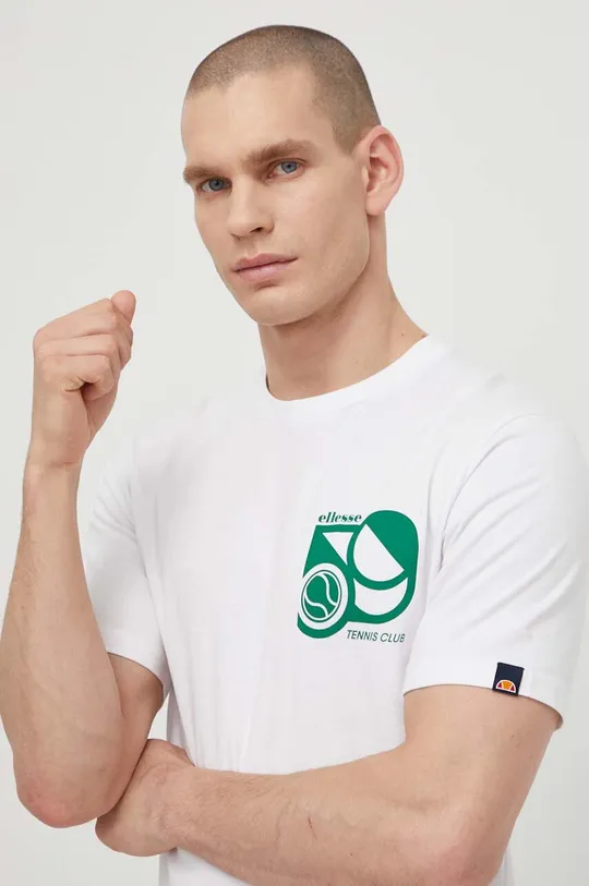 fehér Ellesse pamut póló Sport Club T-Shirt