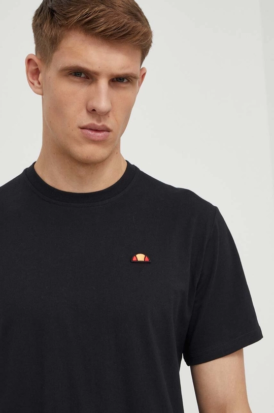 fekete Ellesse pamut póló Holdino T-Shirt