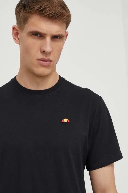 czarny Ellesse t-shirt bawełniany Holdino T-Shirt